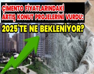 Çimento Fiyatlarındaki Artış Konut Projelerini Vurdu 2025'te Ne Bekleniyor