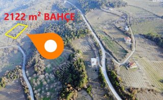 Ceceler Köyünde, (Merkeze 8 km.) 2122 m² - Hesaplı, Panoramik Manzaralı, Ulaşımı Kolay, Ceviz, Kiraz, Zeytin Dikili Bahçe