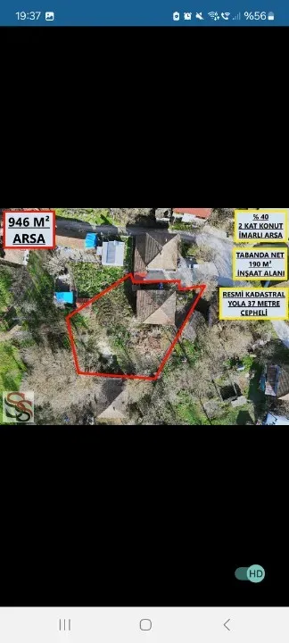 Satılık yüzde 40 imarlı