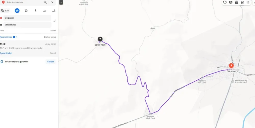 BOLATLI'DA SATILK TARLA