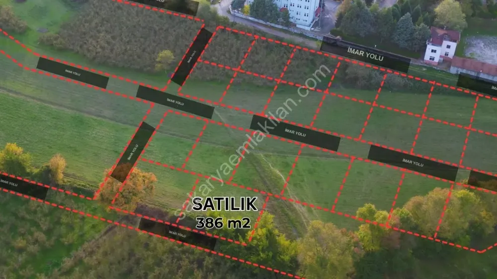 386 m2 KONUT İMARLI ARSA SATILIK CUMHURİYET / KARAPÜRÇEK / AKYAZI