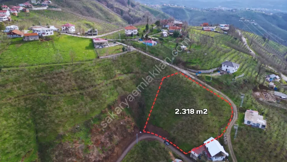 AKYAZI YENİKÖYDE 2.318 m2 KONUT İMARLI ARSA SATILIK