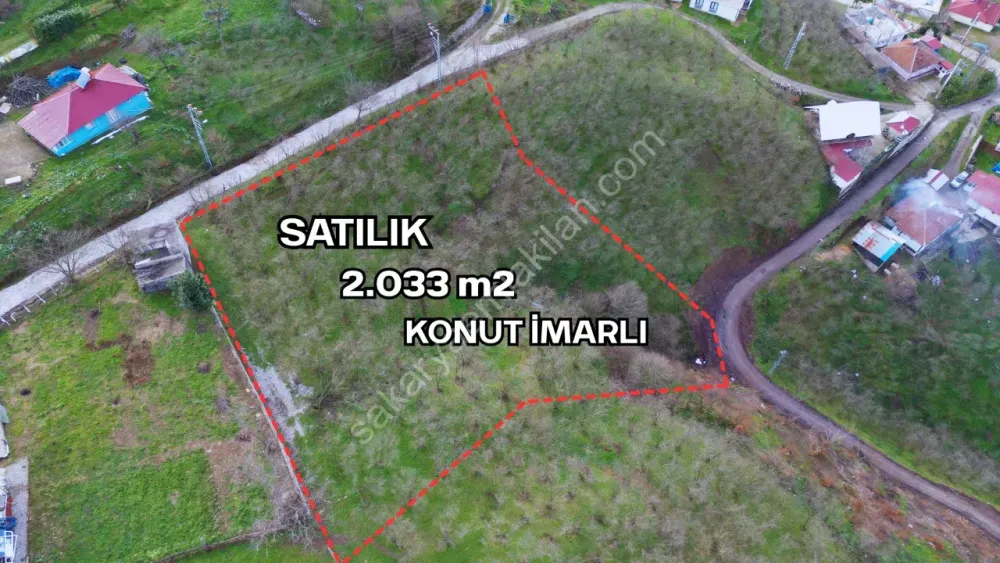 YENİKÖY / AKYAZI 2.033 m2 KONUT İMARLI ARSA SATILIK