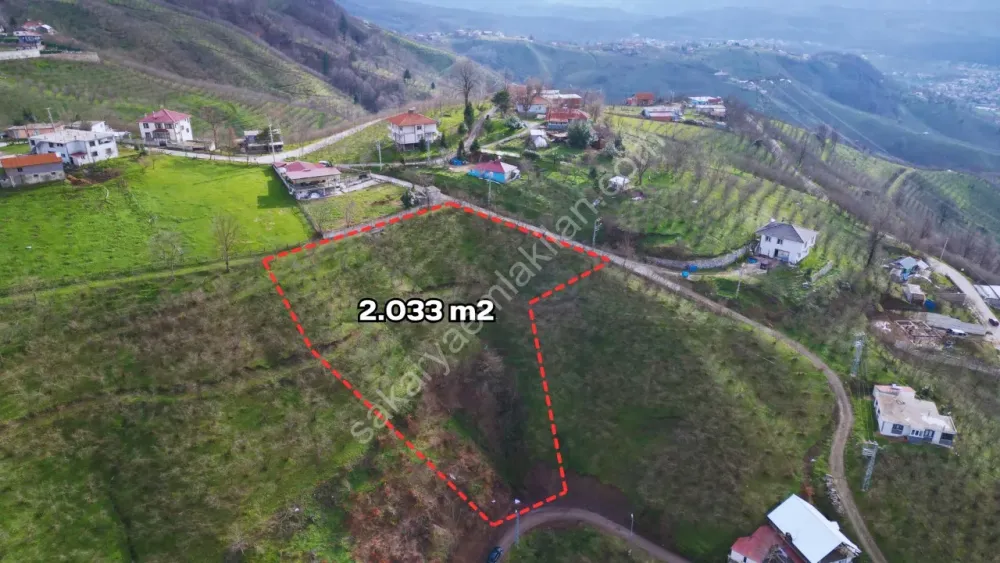 YENİKÖY / AKYAZI 2.033 m2 KONUT İMARLI ARSA SATILIK