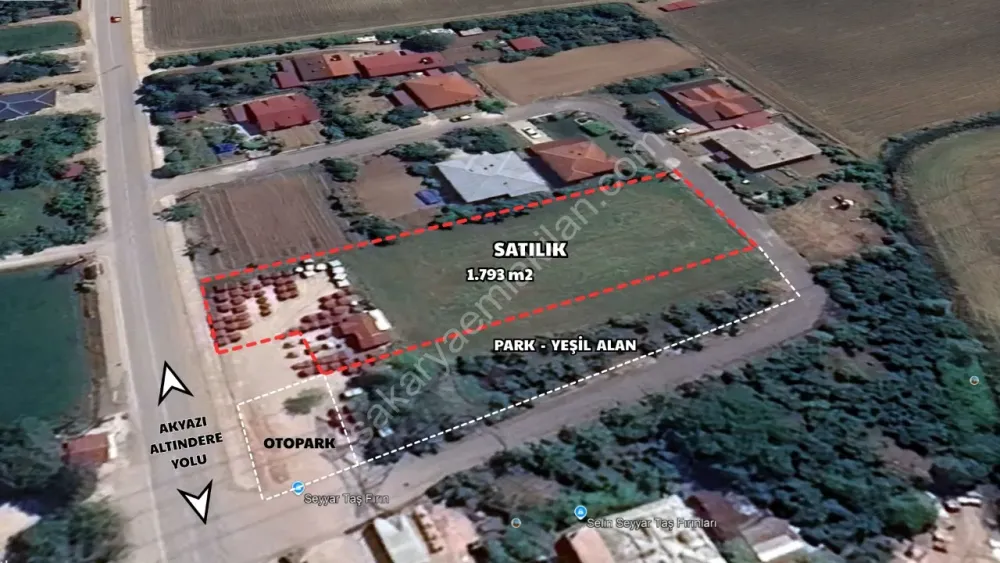 875 m2 İMARLI ARSA SATILIK ALTINDERE YOLU ÜZERİ / HARUNUSTA