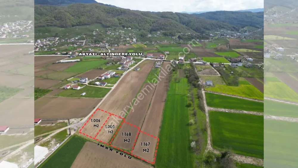 ALTINDERE/GÜNDOĞAN 1.167 m2 İMARLI ARSA SATILIK / AKYAZI